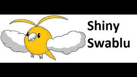 Shiny Swablu After Only 4 RE