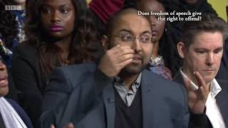 Question Time debate BBC over the Parisian attacks, Islam and freedom of speech limits
