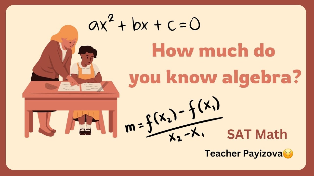👉Algebra section tests