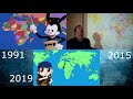 Yakko's World - 1991 vs 2015 vs 2019