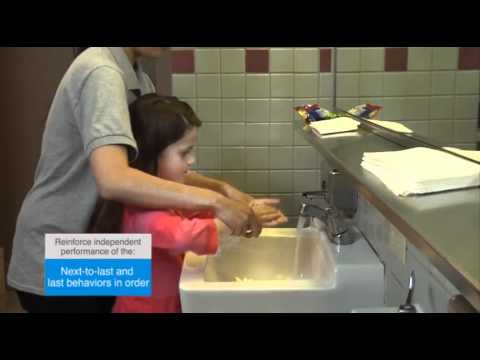 Chaining Hand Washing - Autism Therapy Video