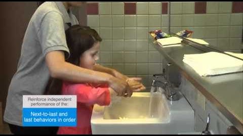Chaining Hand Washing - Autism Therapy Video