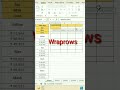 Stop Arranging Data Manually Use Wrap rows Excel Formula #Shorts #ExcelTips #ShortsFeed