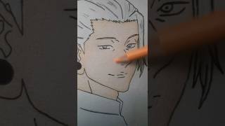 Jujutsu Kaisen Drawing Geto Suguru Skin #shorts #jujutsukaisen #animedrawing #getosuguru #anime