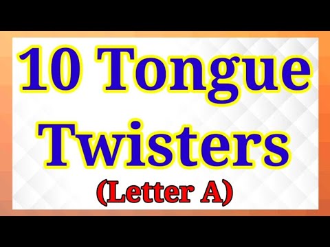 Video: Twister lidah Prancis untuk orang dewasa dan anak-anak