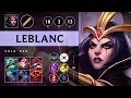 LeBlanc Mid vs Galio: Unstoppable - KR Challenger Patch 14.24