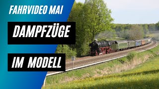 Dampfzüge - Mai-Sonderfahrten im Modell #modellbahn #h0 #märklin