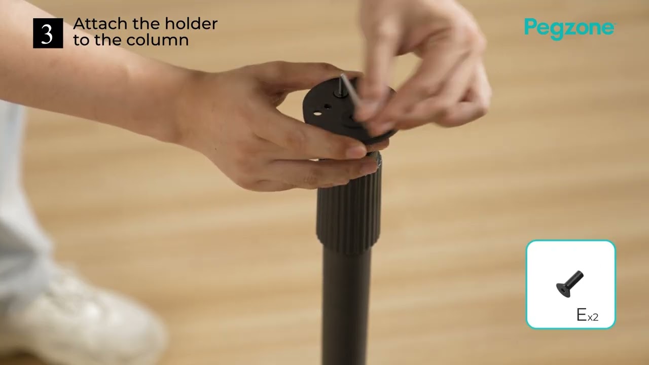 HW1156BK-2 Pegzone Speaker Stands Pair for Sonos ERA 100&300 Installation Video