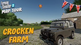 “CROCKEN FARM” FS22 MAP TOUR! | NEW MOD MAP! | Farming Simulator 22 (Review) PS5.