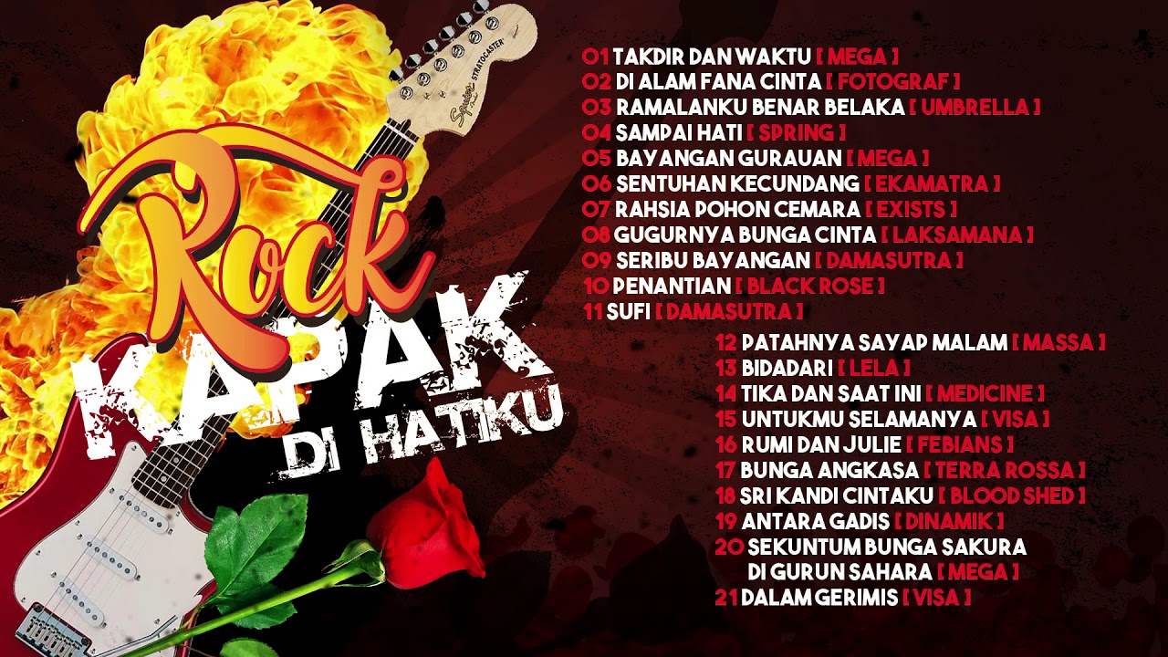 senarai lagu rock kapak