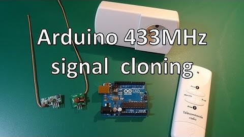 How to copy a 433MHz signal with an Arduino board