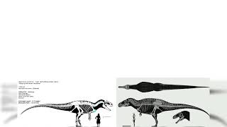 Epanterias And Acrocanthosaurus Size Comparison