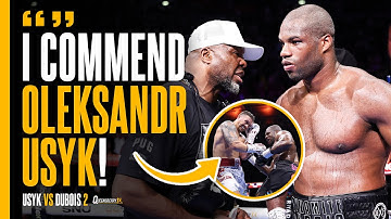 Daniel Dubois IMMEDIATE Post-Fight Reaction after defeat to Oleksandr Usyk 🗣️