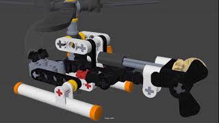 Lego 42064 Ocean Explorer Helicopter Animation