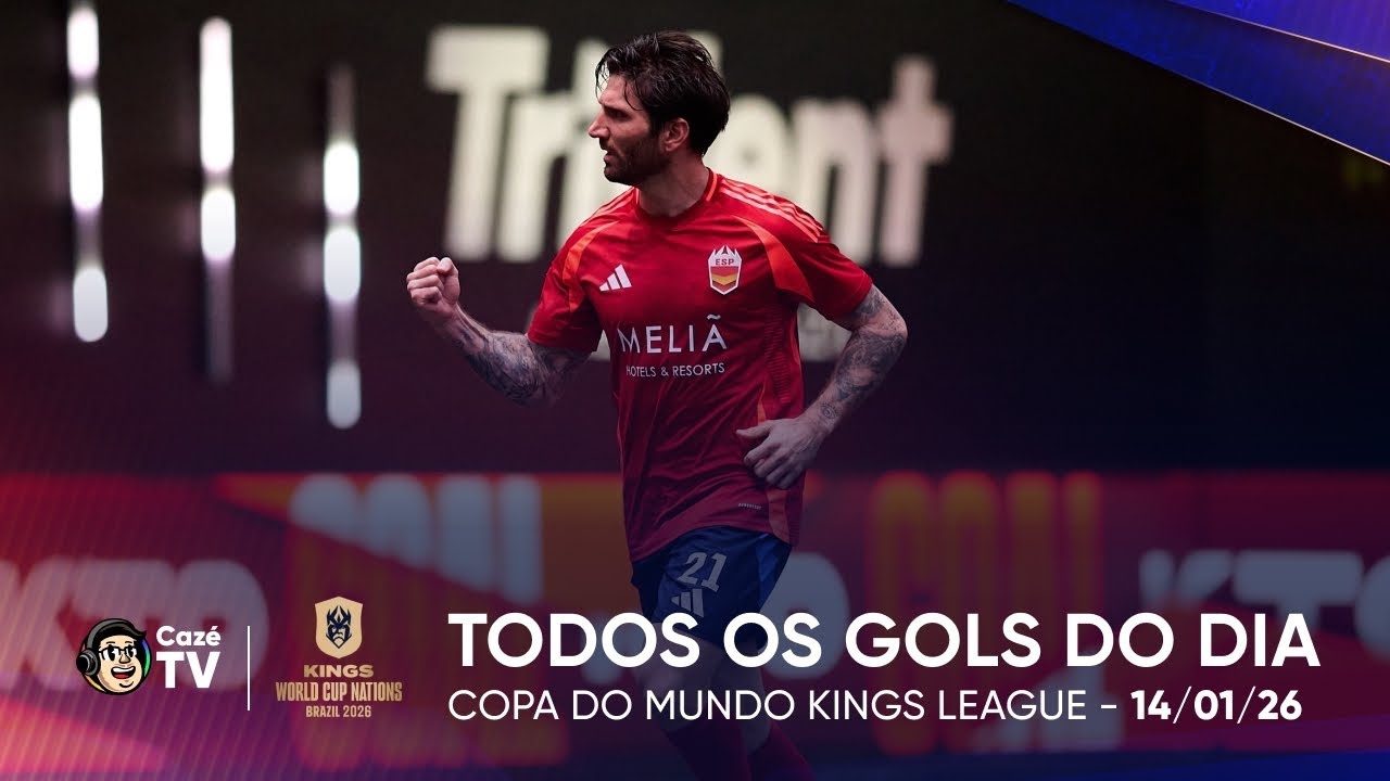 TODOS OS GOLS DO DIA! COPA DO MUNDO KINGS LEAGUE | QUARTAS DE FINAL | 14/01/26