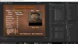 Character Generator with Unity and C# - Part 3