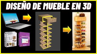 👉Diseño computarizado de mueble en Polyboard - Zapatero simple🔥 screenshot 3