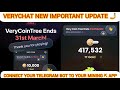 VERYCHAT NEW UPDATE I CONNECT YOUR TELEGRAM BOT TO YOUR MINING ⛏️ APP STEP BY STEP 🪜