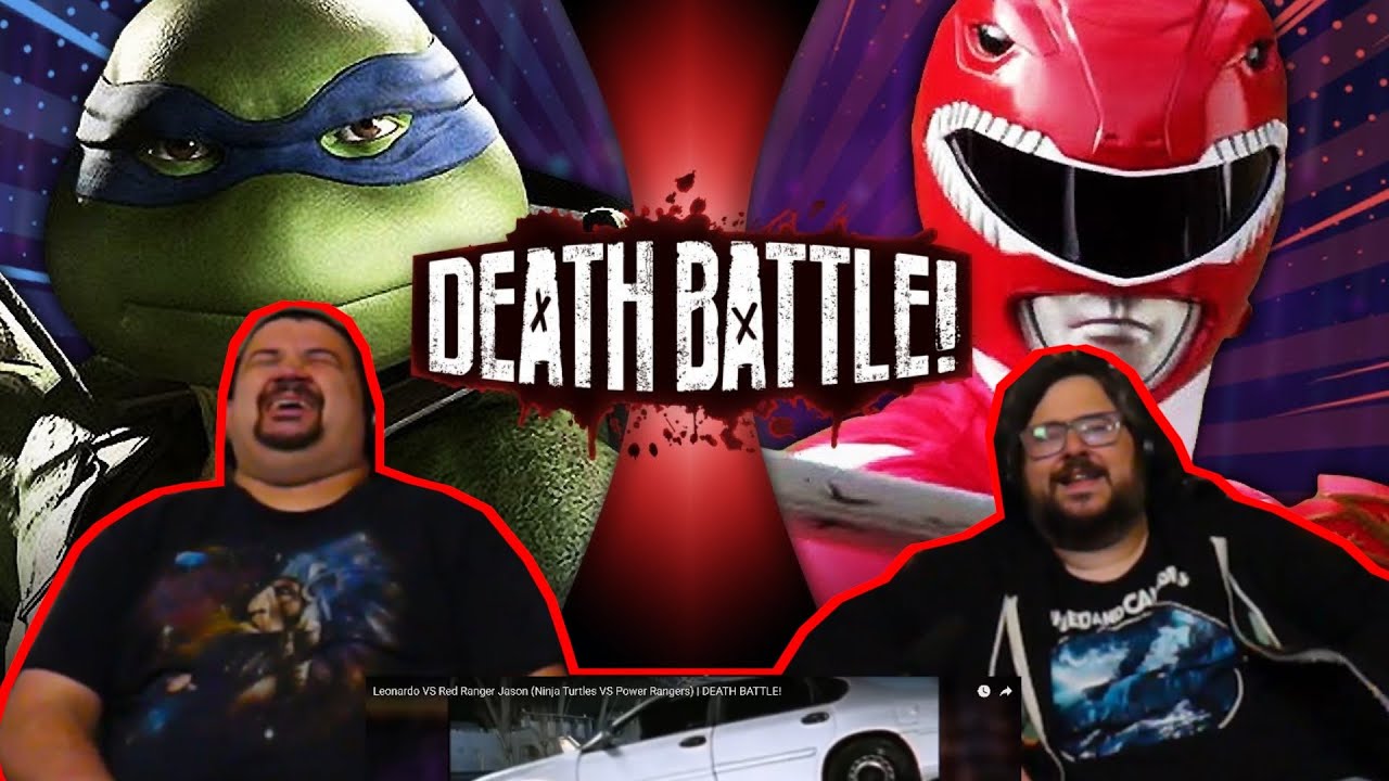 Leonardo VS Red Ranger Jason (Ninja Turtles VS Power Rangers ...