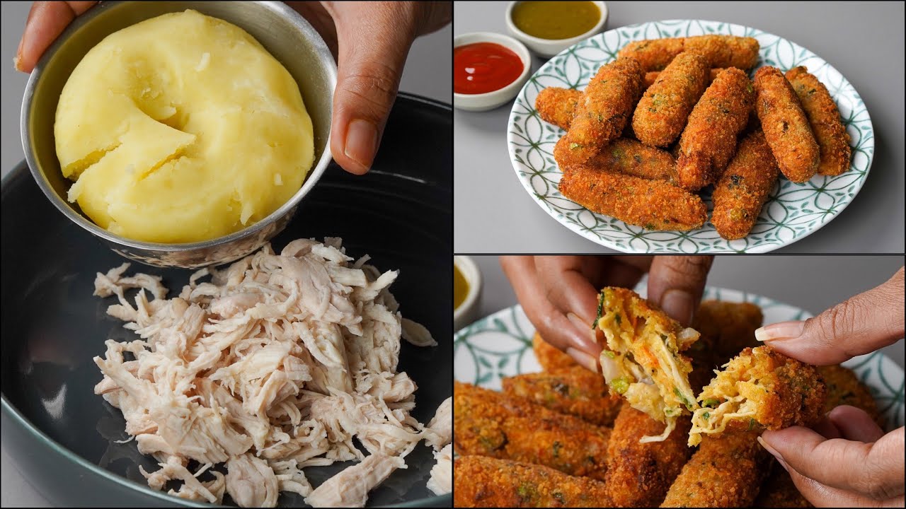 If You Have Chicken & Boiled Potato You Can Make This Chicken Mayo Potato Roll | Chicken Roll Recipe