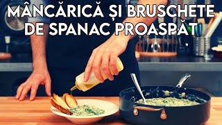 Ciulama de Spanac | Spanac cu Ciuperci si Smantana | Antreuri Rapide - Bruschete | Play pe Qoob