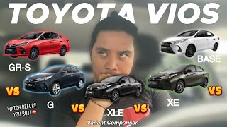 Which Variant is The BEST for you? | Toyota Vios (In-depth Comparison)