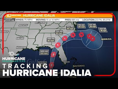 Tropical Storm Idalia is forecast to become a major hurricane before ...