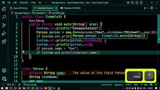 Java16 Encapsulation, Private and Public Access Modifiers 2025 04 05 14 57 23