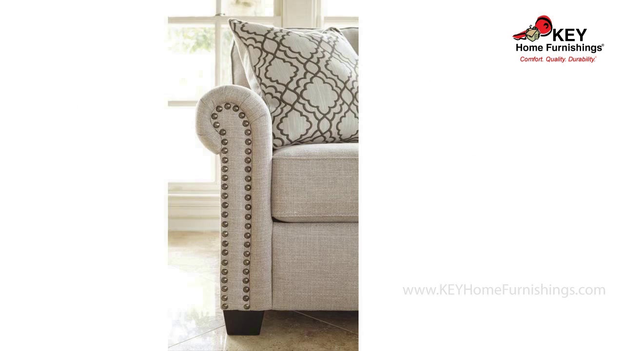 Ashley Farouh Queen Sofa Sleeper 1370139 KEY Home YouTube