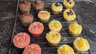 With One CupCake Batter You Can Make 5 Different Flavours of Cupcakes ( Assorted cupcakes)