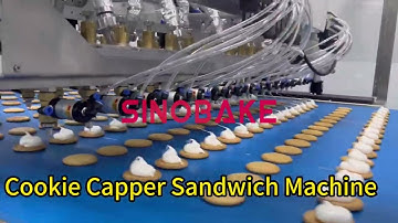 High-performance Cookie Capper Machine Sandwich Machine For Biscuit Cookies  #youtubeshorts #factory
