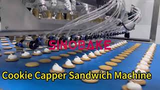 High-performance Cookie Capper Machine Sandwich Machine For Biscuit Cookies  #youtubeshorts #factory