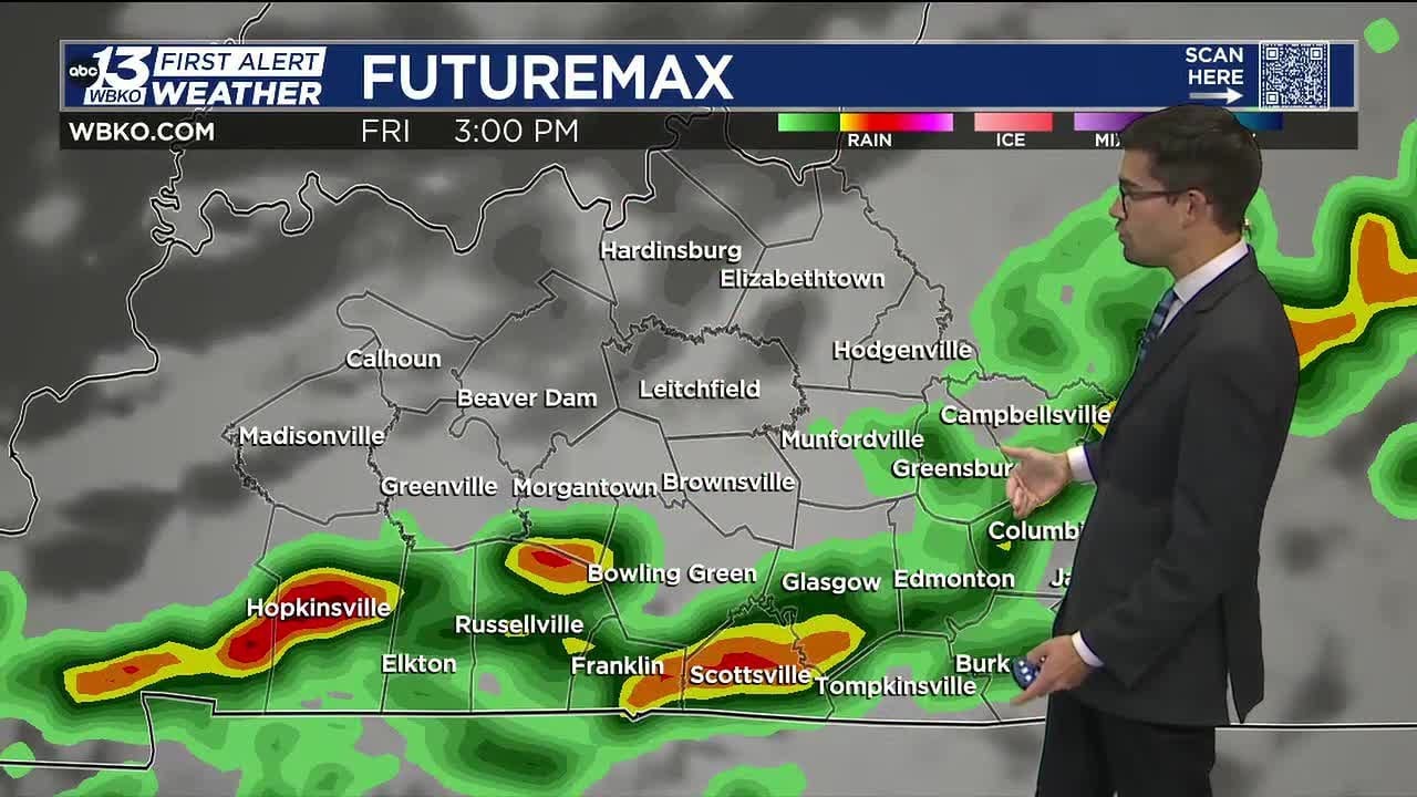 Tracking rain and storms on Friday - YouTube