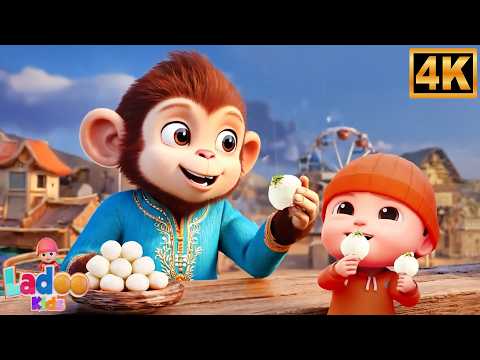 Bandar Mama Pahan Pajama, बंदर मामा, Gubbare Wala Aaya + Cartoon Nursery Rhymes for Babies