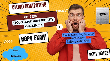 Cloud computing Security challenges  ?  cloud computing  unit 4 || rgpv exam ,rgpv notes