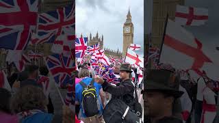 🏴MASSIVE UK Rally Hits London! 🏴🇬🇧 #shorts