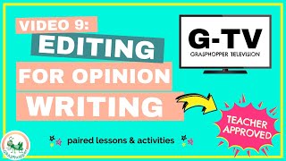 How to Edit an Opinion Essay | 4th Grade | Video 9