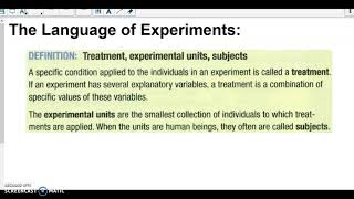 AP Stats 4.2 Experiments Part 1
