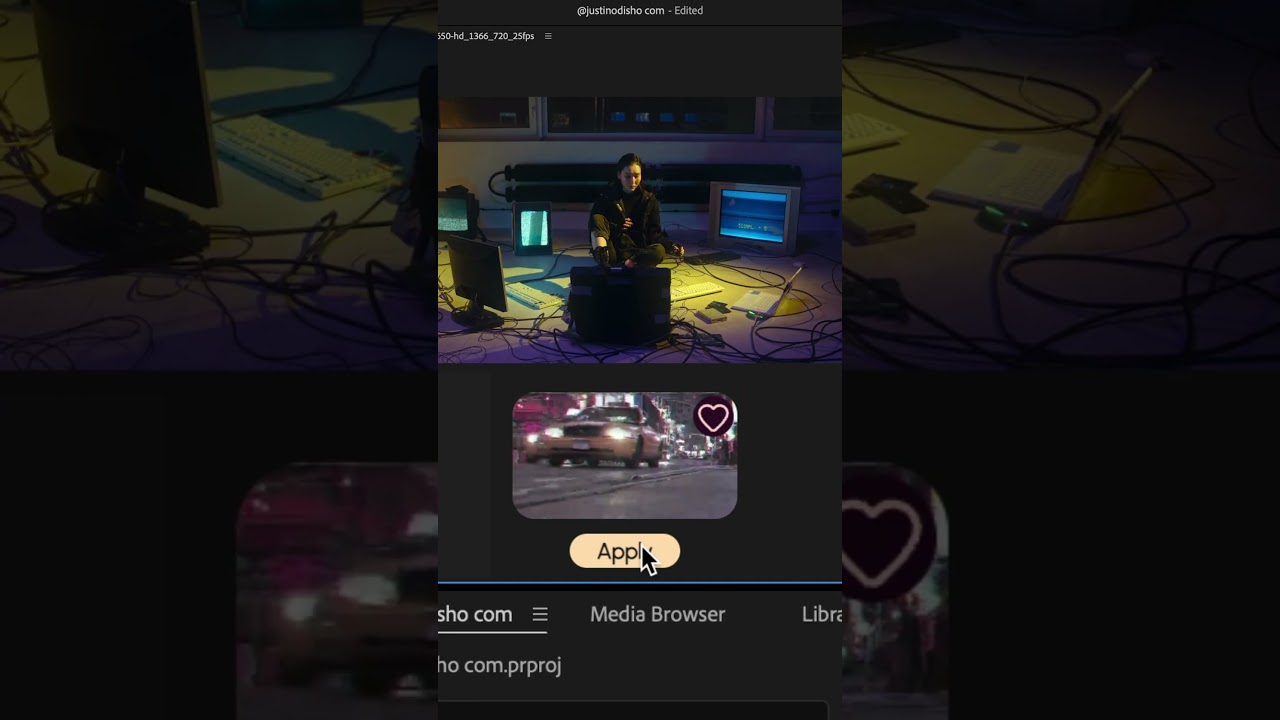 How to VHS transition Effect in Adobe Premiere Pro