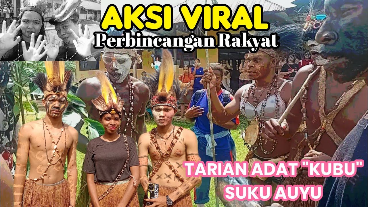 VIRAL PENTAS TARIAN ADAT KUBU SUKU AUYU SISWA KELAS XII SMKN3 BOVEN DIGOEL 2025.
