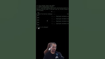 Dados oficiais existem para serem usados.IBGE → Python → DataFrame.Sem ruído. #dados #python