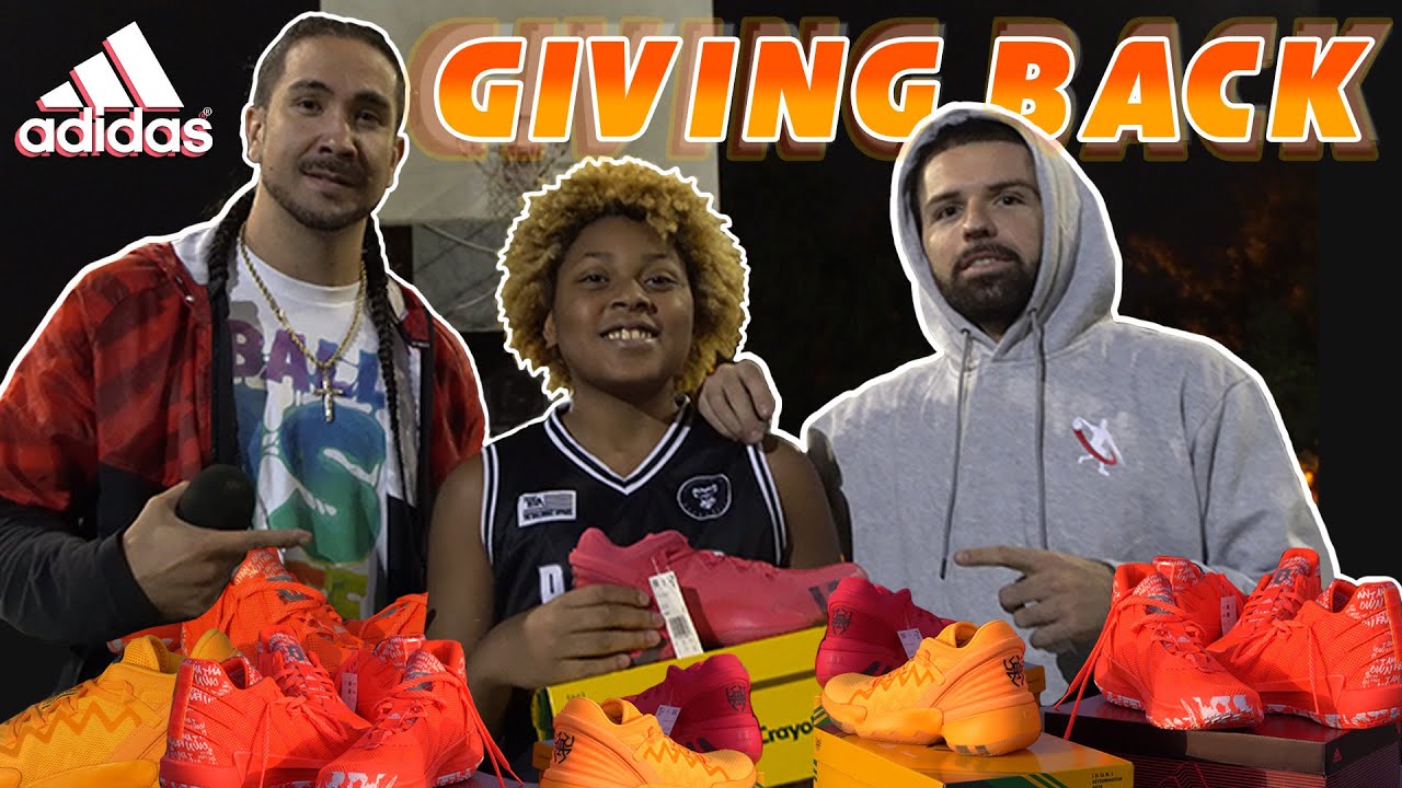 Kenny Dobbs and Whit3 Iverson... Hood Give Back!!