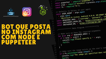 COMO CRIAR UM POST NO INSTAGRAM COM NODE JS E PUPPETEER (MUITO SIMPLES)