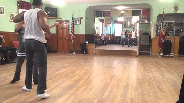 R&K (Rodrigo & Karina) body movement brazilian zouk music demo front view