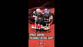 Maximize Garage Space with Adam's Polishes Foldable Detailing Cart