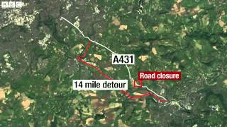 BBC News   Entrepreneur makes £150,000 toll road to avoid diversion