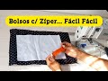 COMO FAZER BOLSOS COM ZIPER para Calça, Shorts, Blusa, Saias