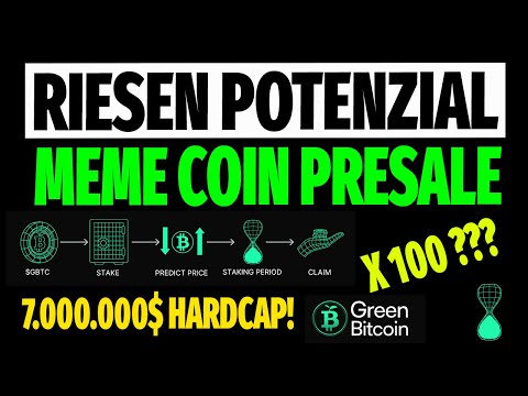 Green Bitcoin im Presale - Meme Coin mit Potenzial?!
