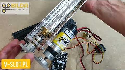 How it works Linear actuator goBILDA - V-Slot Poland