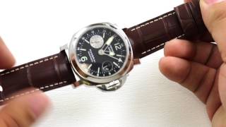 Quick Review: Panerai Luminor GMT Acciaio PAM 88 Watch